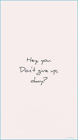 Minimalist Handwritten Motivational Quote on Soft Pink Background HD phone wallpaper