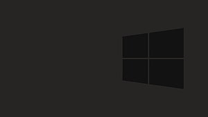 Windows 10 Dark Mode Minimalist Black Desktop Background HD wallpaper