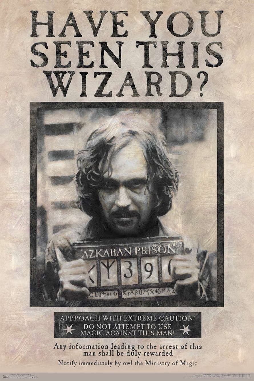 Sirius Black Wanted Poster from the Harry Potter Wizarding World HD phone wallpaper