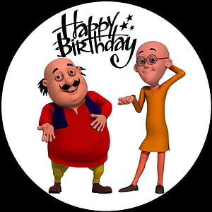 Happy Birthday Pappu and Chhotu Animation Wallpaper HD phone wallpaper
