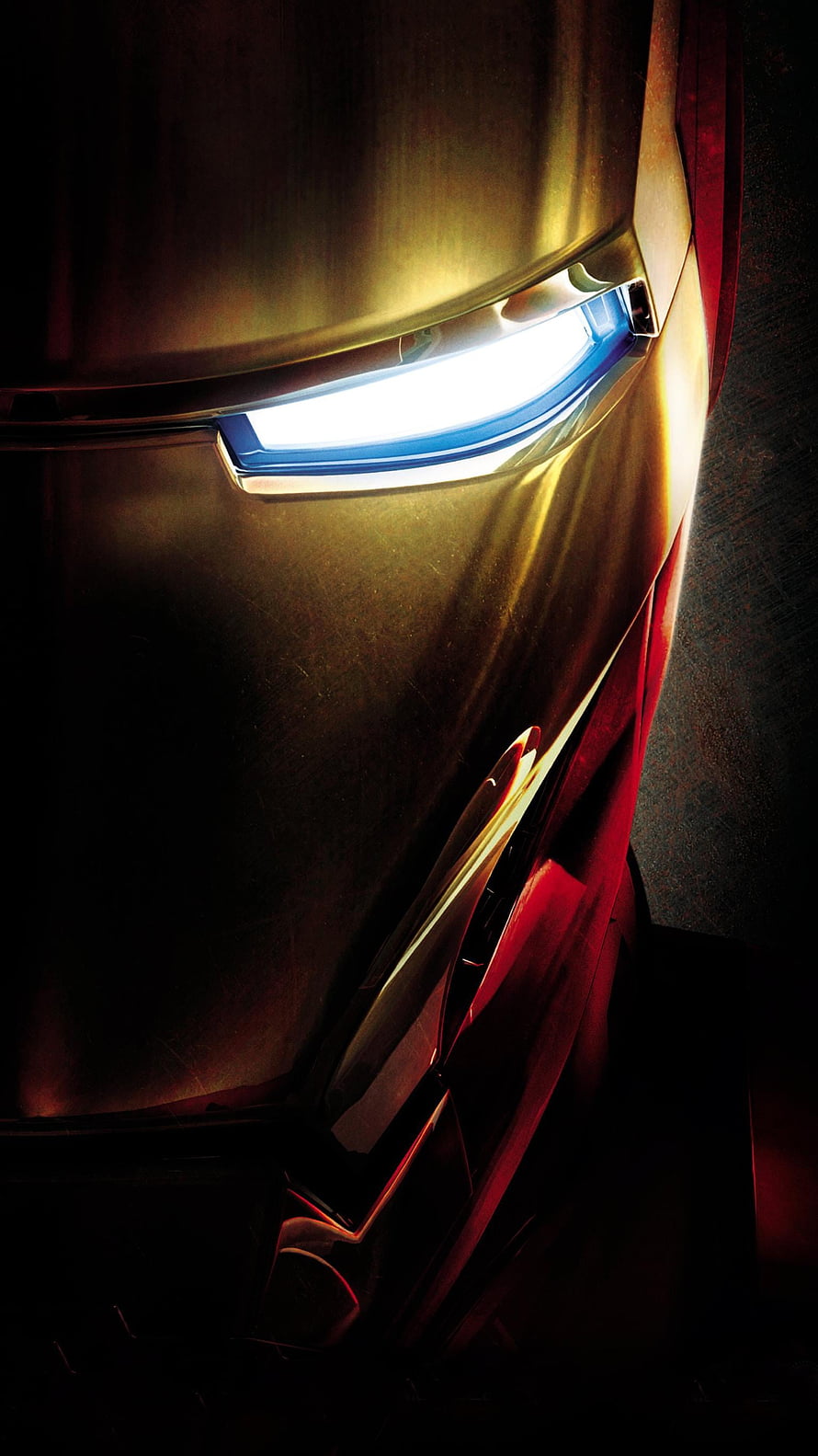 Iron Man Helmet Close-Up With Glowing Blue Eyes And Metallic Red Armor, Iron Man (2008) , Cool Iron Man HD phone wallpaper