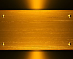 Luxury Brushed Gold Metal Plate with Rivets and Warm Glow HD wallpaper