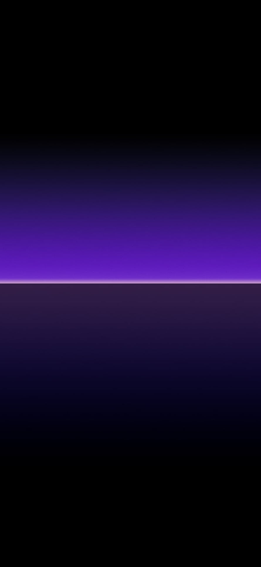 Minimalist Purple Gradient Horizon with Soft Glow on Dark Background HD phone wallpaper