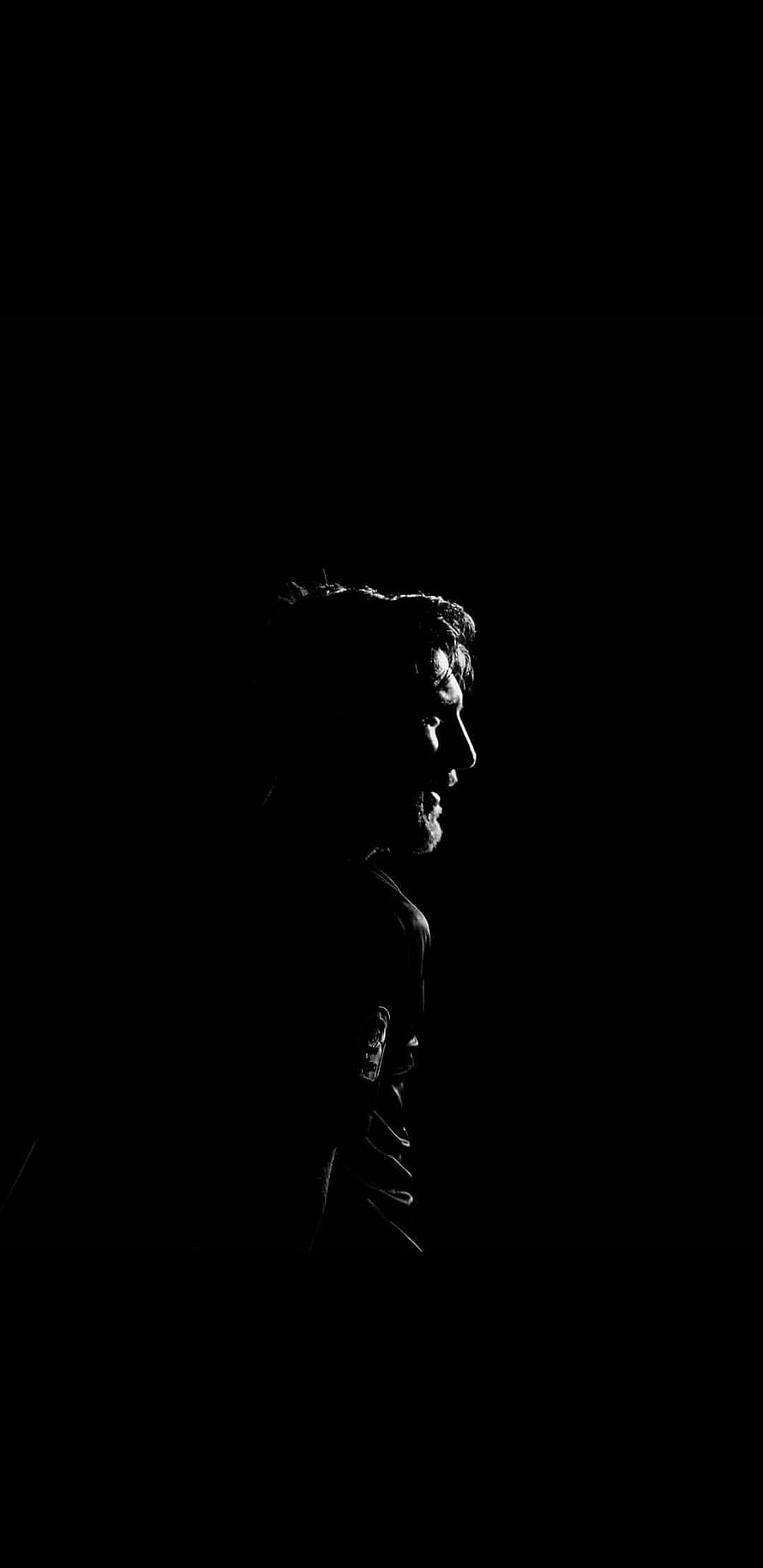 Dark Silhouette of a Man in Profile Against a Black Background, Leo Messi. Leonel messi, Messi, Lionel messi, Black Messi HD phone wallpaper