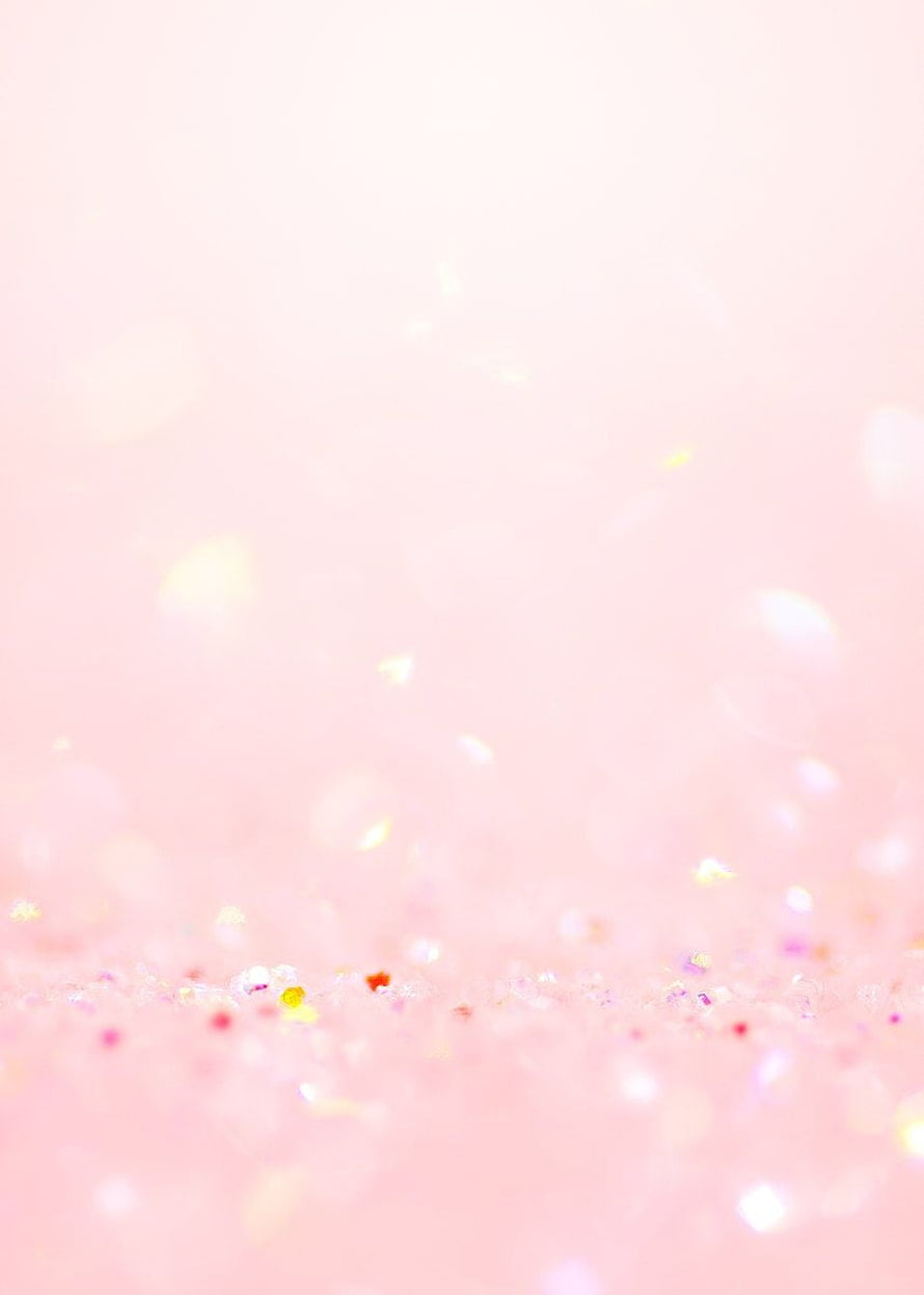 Soft Pink Glitter Background with Sparkling Bokeh Lights and Shimmering Texture HD phone wallpaper