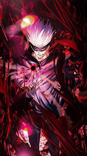 Gojo Satoru Jujutsu Kaisen Anime Wallpaper HD phone wallpaper