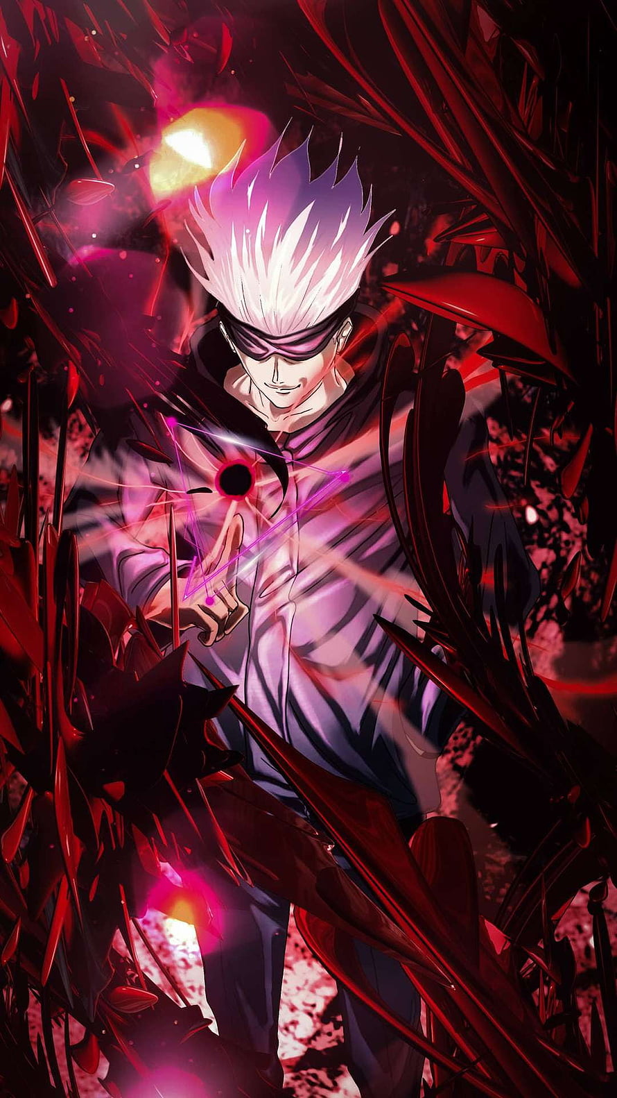 Gojo Satoru Jujutsu Kaisen Anime Wallpaper HD phone wallpaper