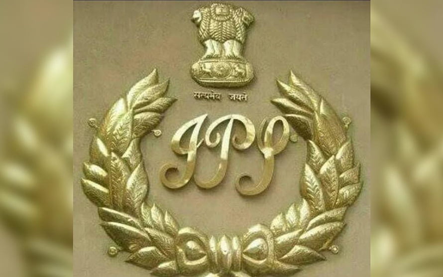 Indian Police Service Emblem with National Emblem and Laurel Wreath HD wallpaper