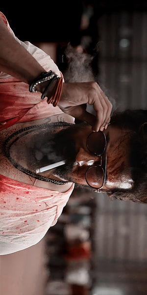 Vikram Vedha Movie Character Still With Sunglasses And Cigarette HD phone wallpaper
