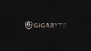 Gigabyte Aorus Gaming Logo on Dark Textured Background HD wallpaper