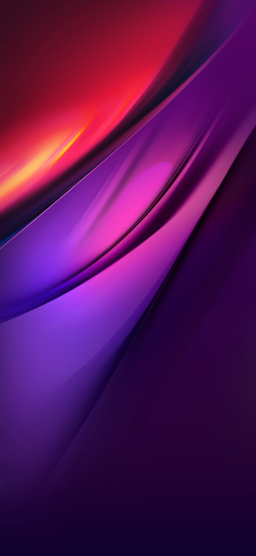 Abstract Gradient Wallpaper With Flowing Red And Purple Waves HD phone wallpaper