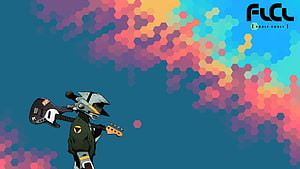 Lord Canti Bassist Character from FLCL Alternative Anime Series HD wallpaper