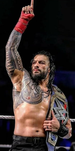 Roman Reigns WWE Universal Champion Raising Finger In The Ring, Roman Reigns, The Tribal Chief, WWE HD phone wallpaper
