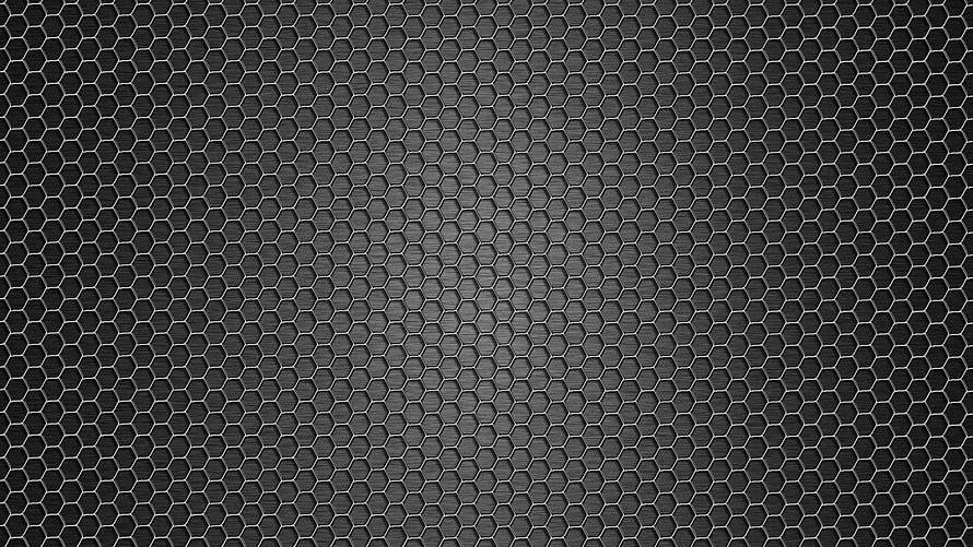 Dark Hexagonal Metal Mesh Texture Background HD wallpaper