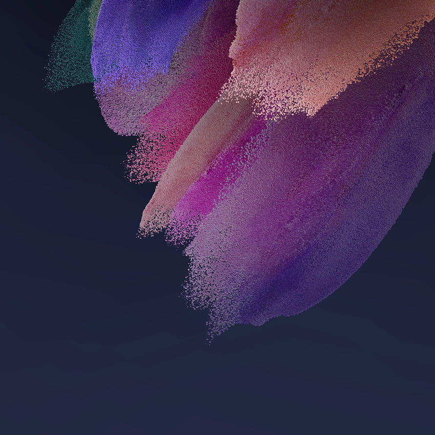 Samsung Galaxy S21 FE Abstract Purple and Pink Particle Art Wallpaper HD phone wallpaper