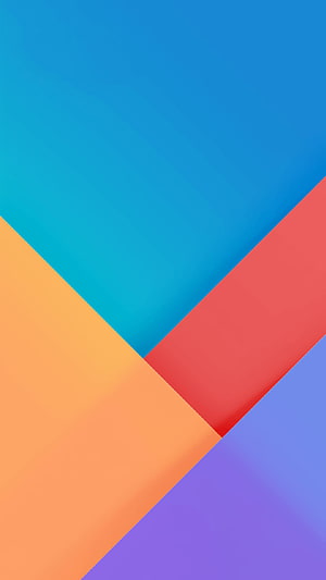 Vibrant Geometric Color Block Abstract Minimalist Design HD phone wallpaper