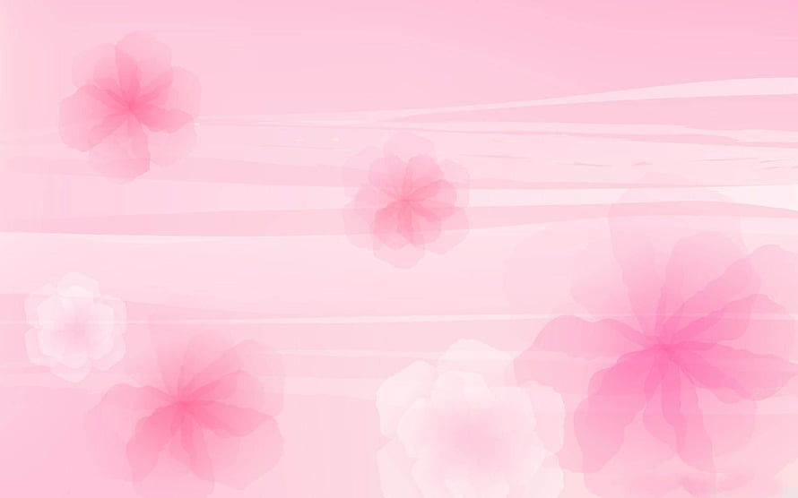 Soft Pink Floral Background with Delicate Watercolor Blossoms and Gentle Pastel Tones HD wallpaper