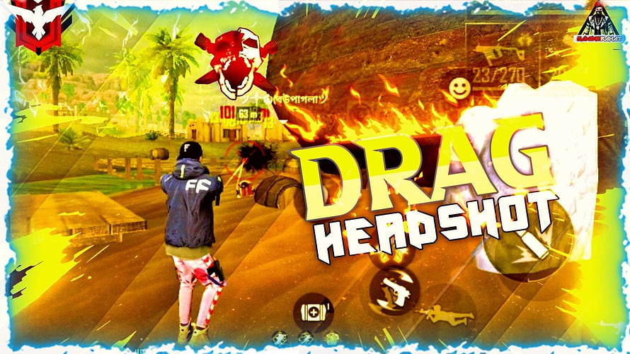 Free Fire Drag Headshot Technique Gameplay Guide HD wallpaper