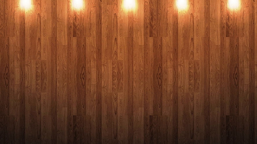 Warm Vintage Wood Panel Wall With Soft Overhead Lighting HD wallpaper
