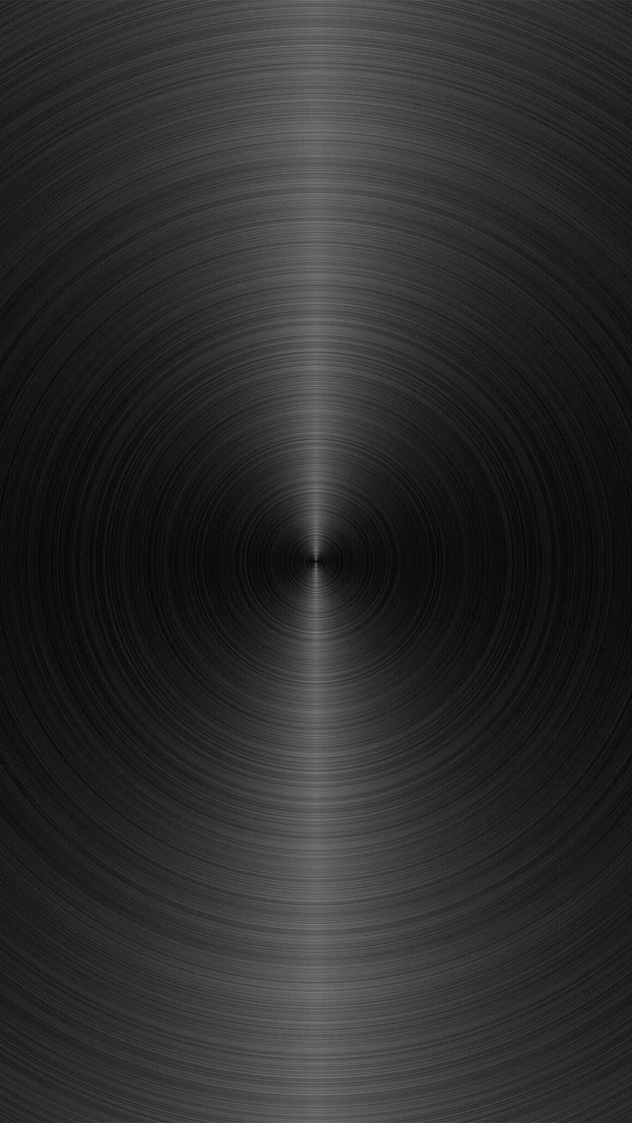 Dark Brushed Metal Texture With Concentric Circular Pattern And Vertical Highlight HD phone wallpaper
