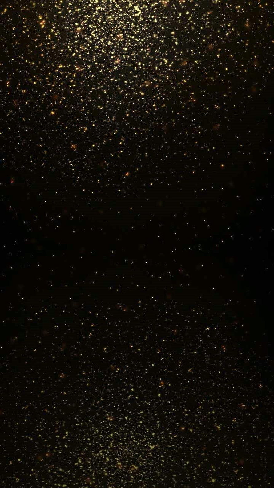 Golden Glitter Texture On Black Background HD phone wallpaper