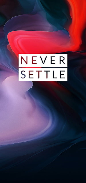 OnePlus Never Settle Abstract Gradient Wallpaper with Flowing Silk Texture HD phone wallpaper