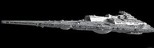 Star Wars Imperial Star Destroyer Side Profile Render on Black Background HD wallpaper