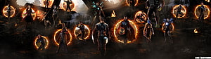 Avengers Endgame Team Assembled in Dramatic Cinematic Artwork HD wallpaper