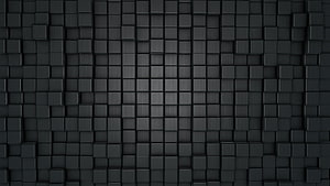 Dark 3D Geometric Cube Grid Abstract Background HD wallpaper