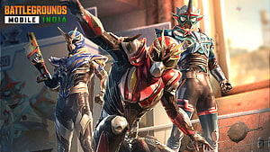 Battlegrounds Mobile India Kamen Rider Style Character Skins and Armor HD wallpaper