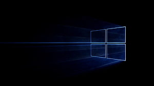 Windows 10 Default Blue Window Logo Wallpaper HD wallpaper