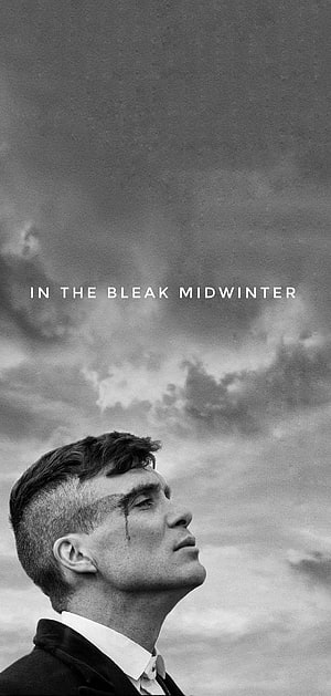 Thomas Shelby Peaky Blinders In The Bleak Midwinter Black And White Portrait HD phone wallpaper