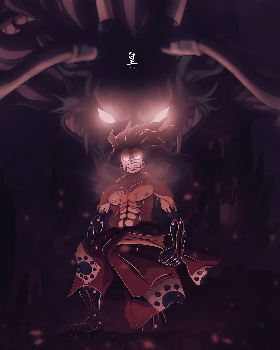 Monkey D. Luffy Gear 5 Sun God Nika Form Anime Wallpaper HD phone wallpaper