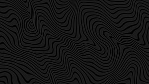 Dark Wavy Abstract Pattern with Flowing Black and Grey Contour Lines HD wallpaper