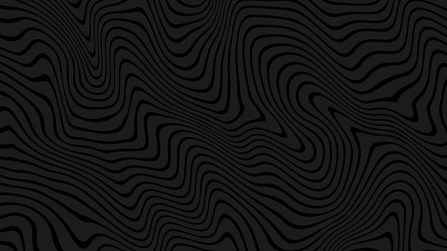 Dark Wavy Abstract Pattern with Flowing Black and Grey Contour Lines HD wallpaper