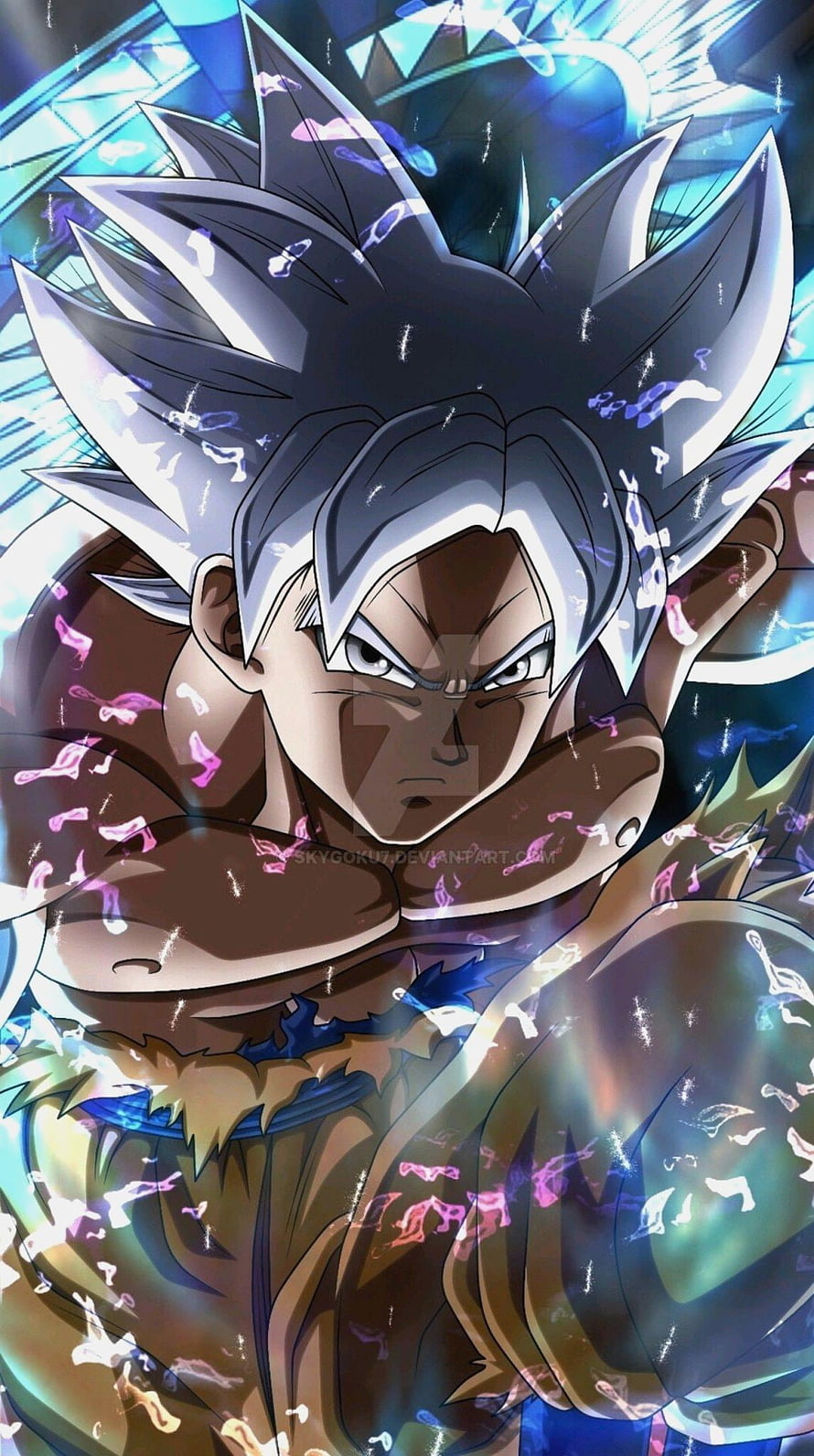 Dragon Ball Super Goku Ultra Instinct Mastered Anime Wallpaper HD phone wallpaper