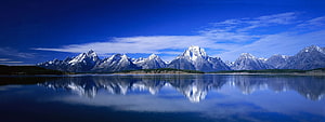 Grand Teton National Park Landscape With Mountain Reflections In Lake HD wallpaper