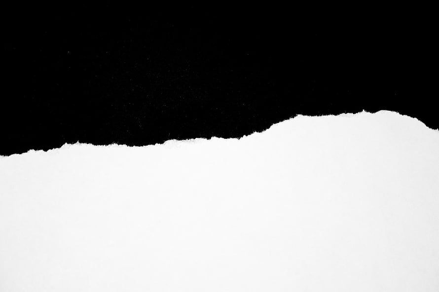 Torn White Paper Edge Against Black Background Abstract Texture HD wallpaper