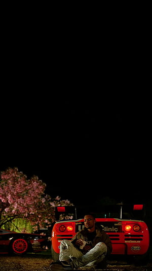 Frank Ocean Nostalgia Ultra Album Art with Porsche 935 and Cherry Blossoms HD phone wallpaper