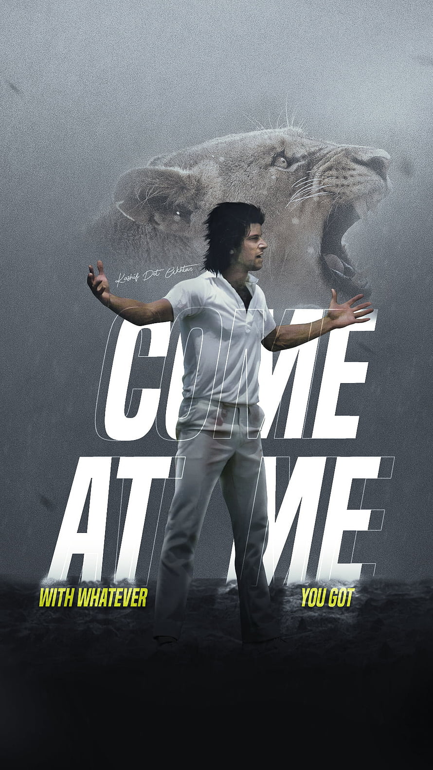 Imran Khan Motivational Poster With Roaring Lion Background HD phone wallpaper
