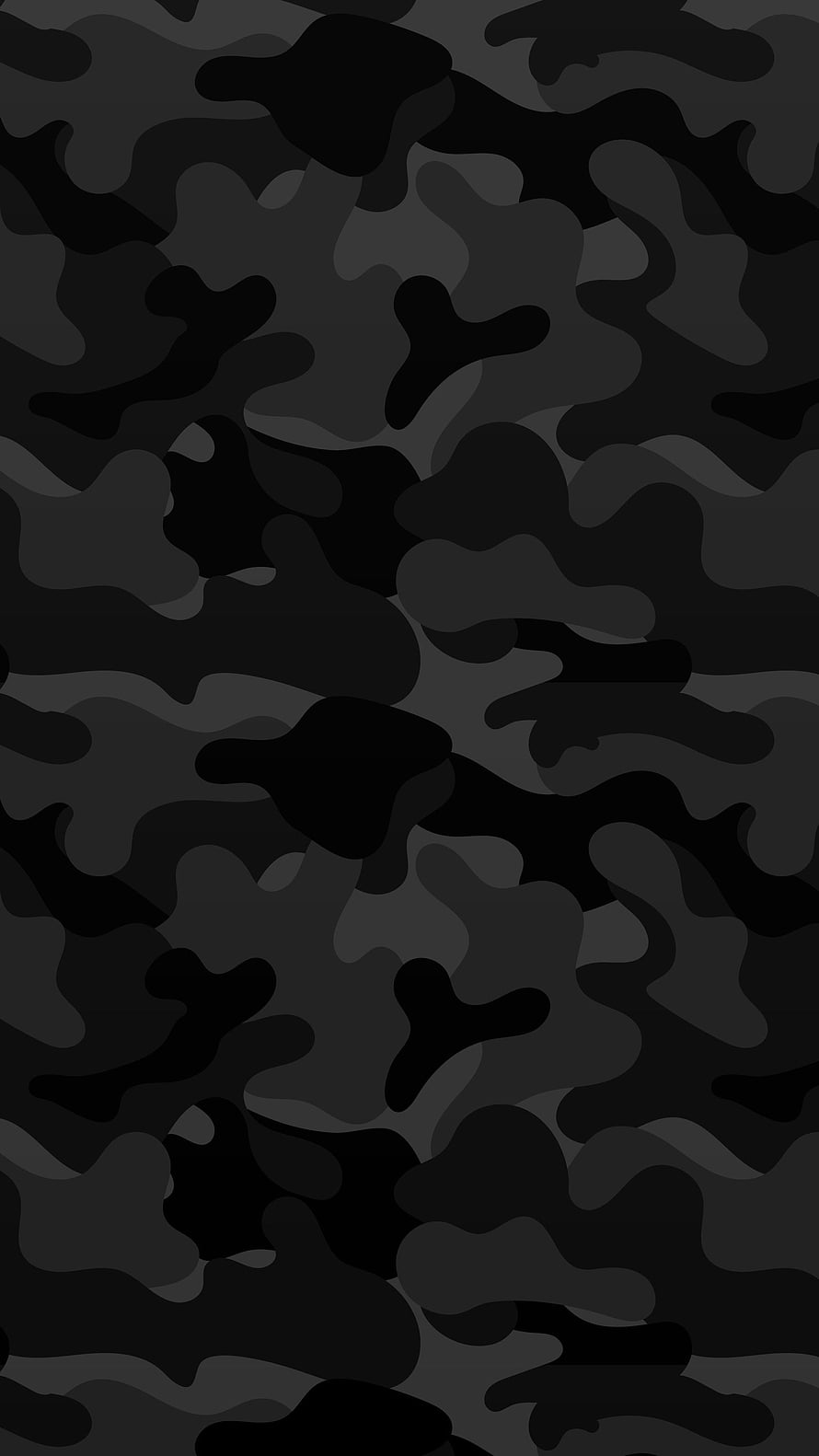 Dark Monochrome Military Camouflage Pattern with Abstract Organic Shapes HD phone wallpaper