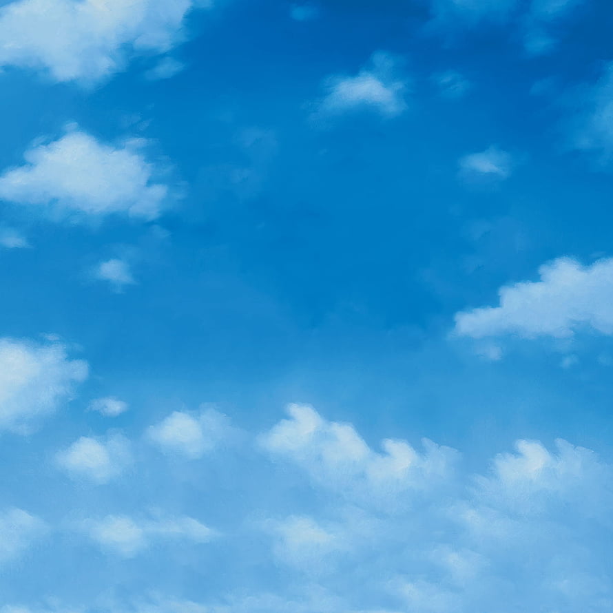 Serene Blue Sky with Soft White Clouds for a Calm and Peaceful Desktop Background HD phone wallpaper