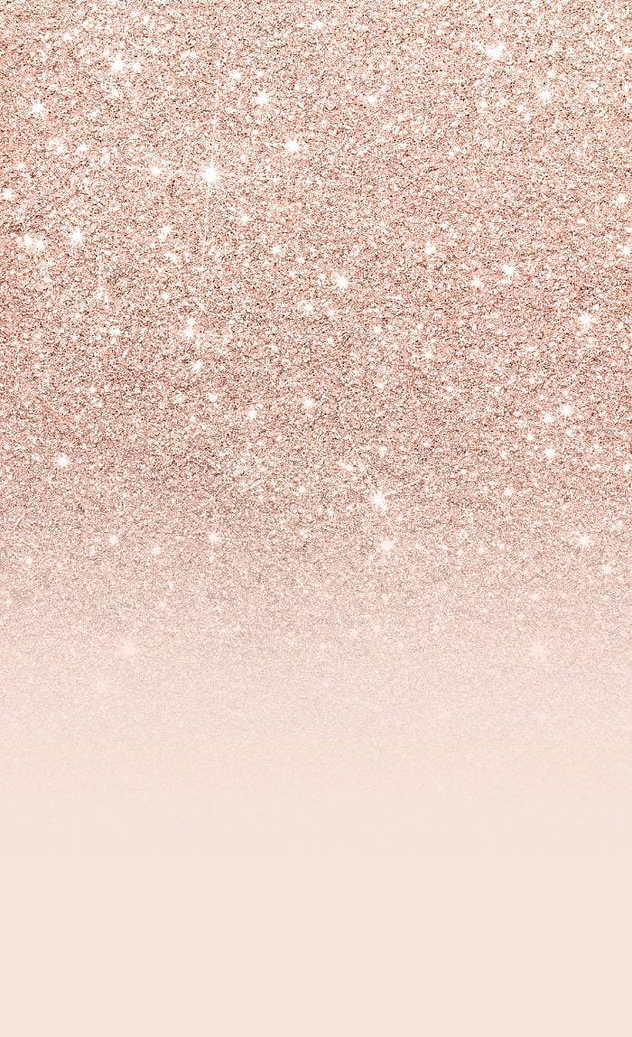 Shimmering Rose Gold Glitter Gradient Background With Sparkles HD phone wallpaper