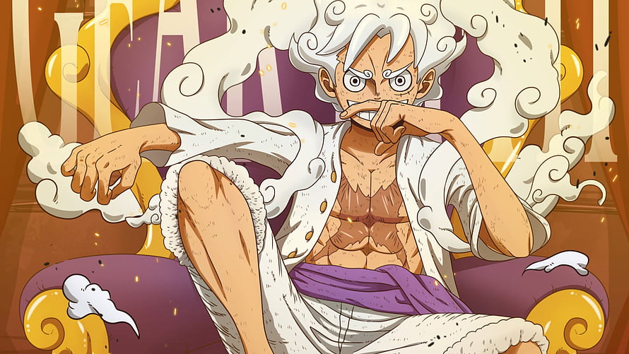 Monkey D. Luffy Gear 5 Sun God Nika Form Anime Wallpaper HD wallpaper