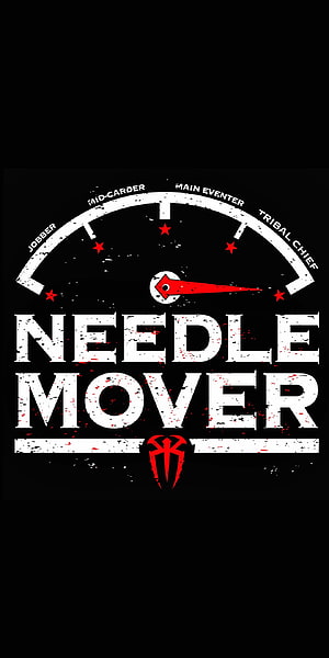 Roman Reigns Needle Mover Graphic with Wrestling Hierarchy Gauge and Tribal Chief Emblem, Roman Reignss, needlemover, wwe, romanreigns HD phone wallpaper