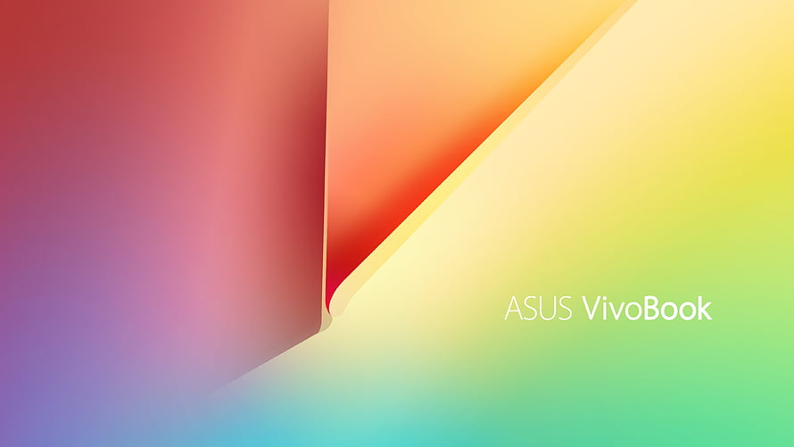 ASUS VivoBook Abstract Gradient Wallpaper With Colorful Geometric Shapes HD wallpaper