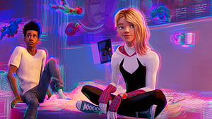 Spider-Man Into the Spider-Verse Gwen Stacy and Miles Morales Bedroom Scene, Gwen Stacy Spider Man Across The Spider Verse HD wallpaper