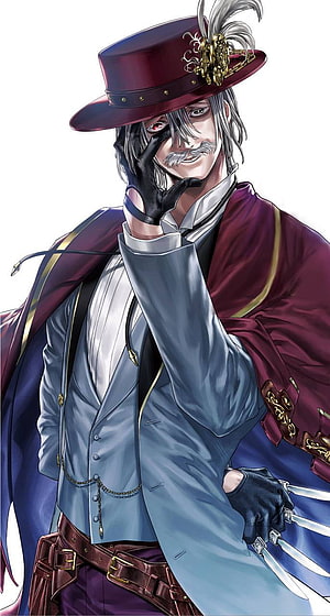Jack The Ripper Character Art from Shuumatsu no Valkyrie Anime Series HD phone wallpaper