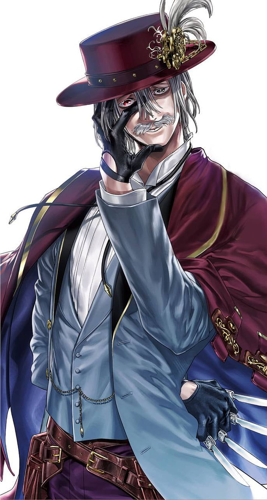 Jack The Ripper Character Art from Shuumatsu no Valkyrie Anime Series HD phone wallpaper