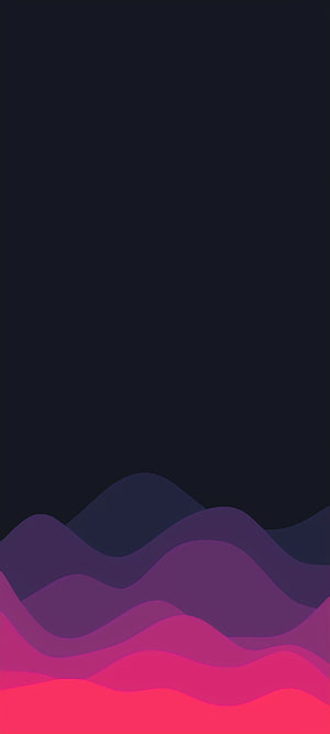 Abstract Gradient Waves Wallpaper With Purple And Pink Hues On Dark Background HD phone wallpaper